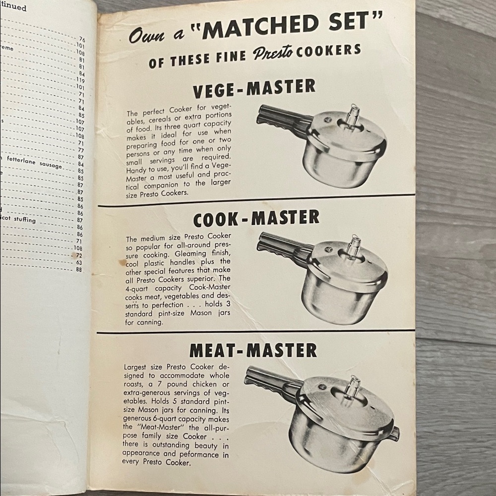 Presto Red Modern Guide to Pressure Cooking and Canning Cookbook - Picture 8 of 8
